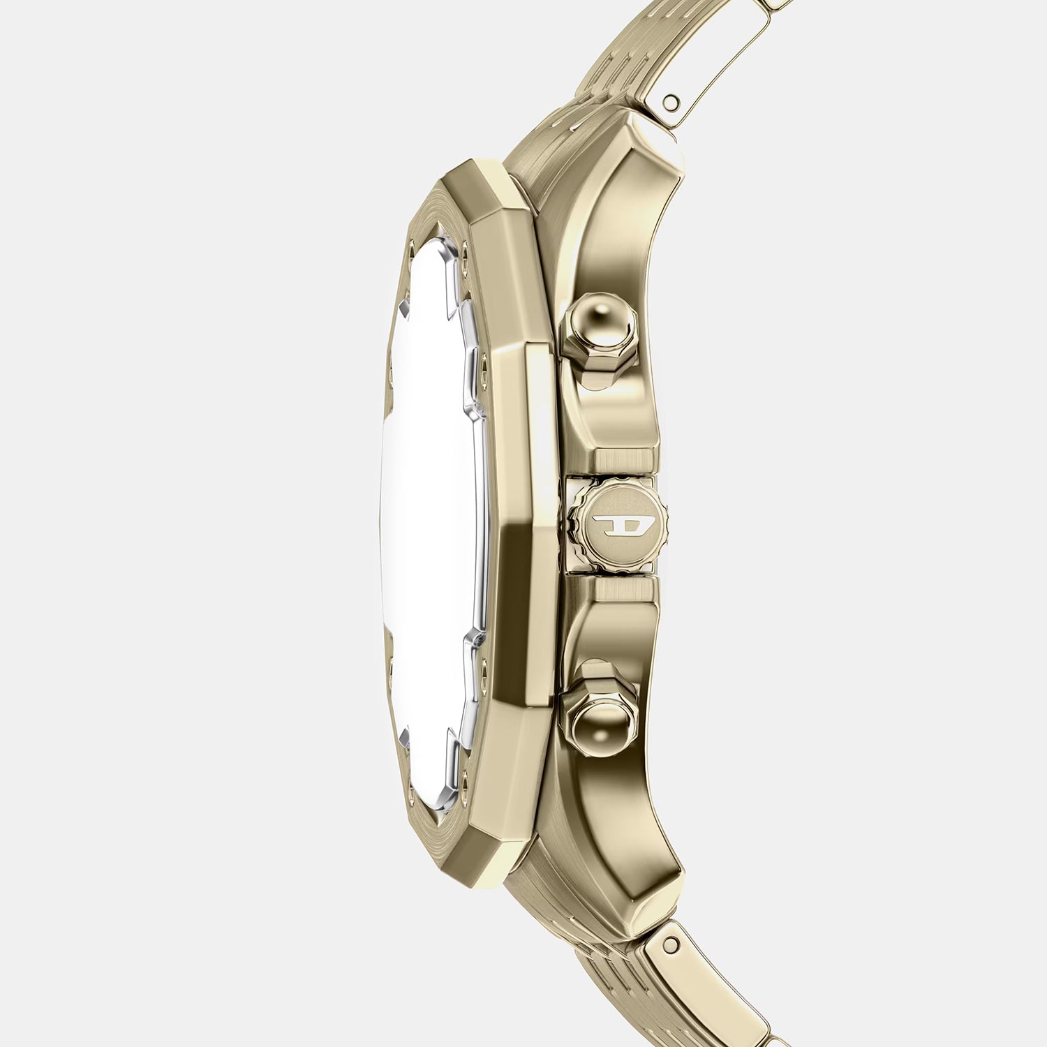 Stinger Men Quartz Gold Dial Chronograph Stainless Steel Watch DZ4707