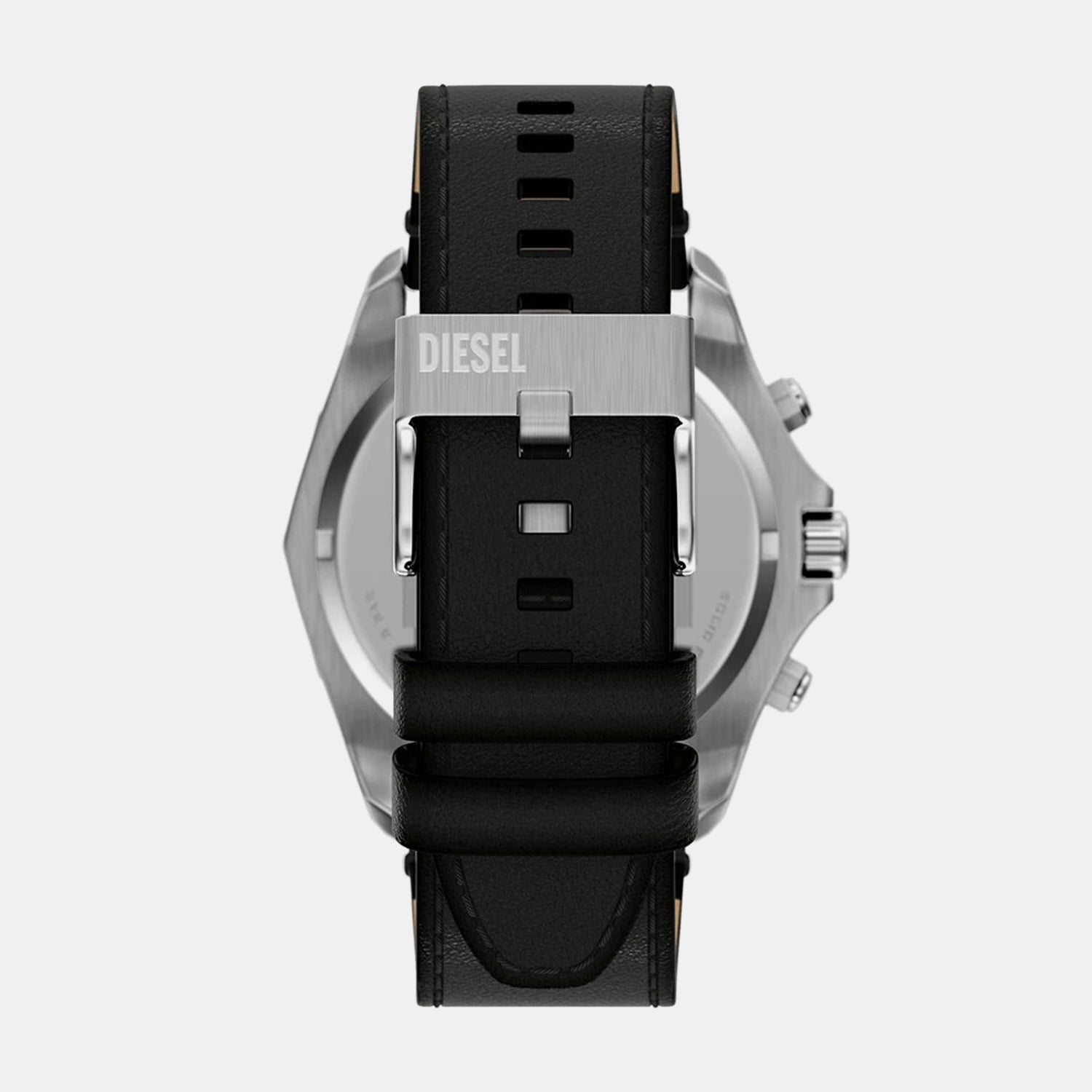 Men Quartz Black Dial Chronograph Leather Watch DZ4710