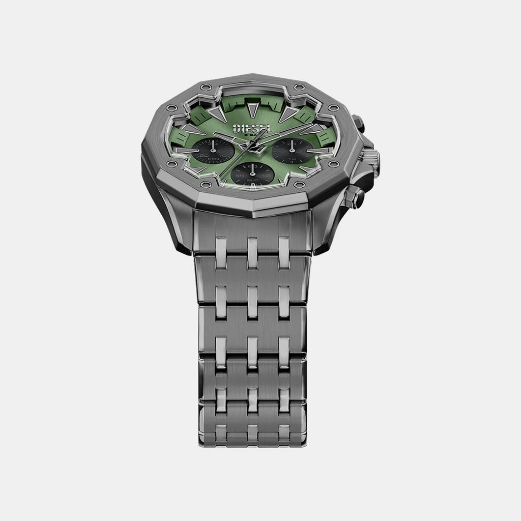 Stinger Men Quartz Green Dial Chronograph Stainless Steel Watch DZ4711