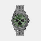 Stinger Men Quartz Green Dial Chronograph Stainless Steel Watch DZ4711