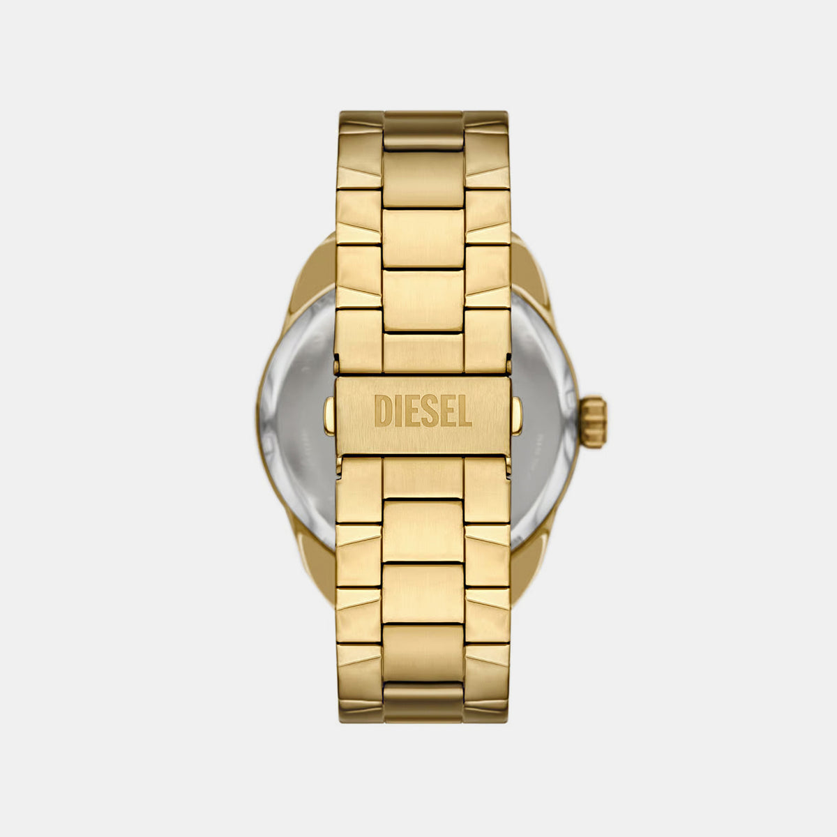 Spiked Men Automatic Gold Dial Analog Stainless Steel Watch DZ4720