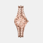 Vert Women Quartz Rose Gold Dial Analog Stainless Steel Watch DZ5604