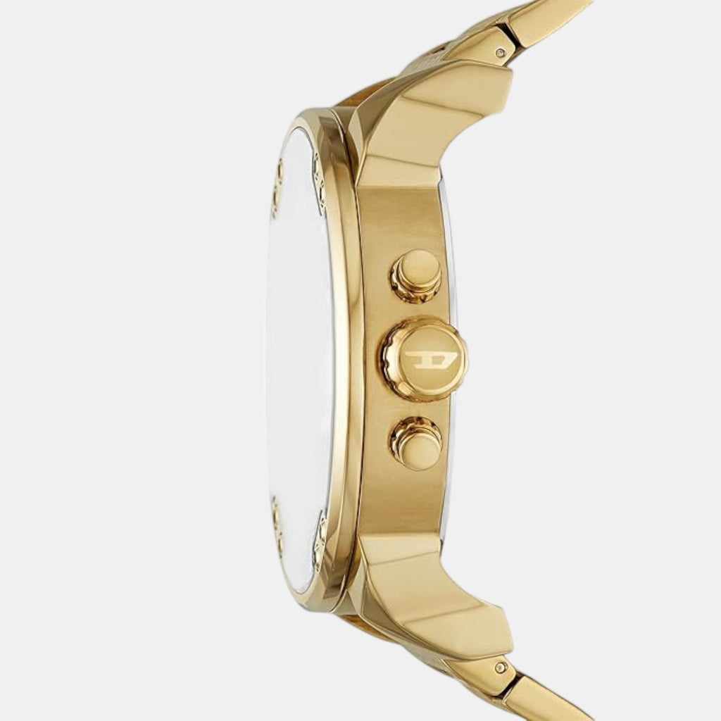 Mr. Daddy 2.0 Men Automatic Gold Dial Chronograph Stainless Steel Watch DZ7479