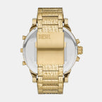 Mr. Daddy 2.0 Men Automatic Gold Dial Chronograph Stainless Steel Watch DZ7479