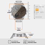 Mr. Daddy 2.0 Men Quartz White Dial Chronograph Leather Watch DZ7482