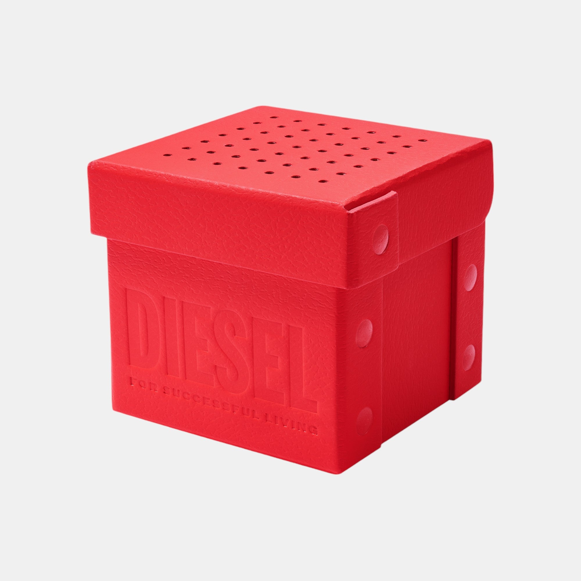 Mr. Daddy 2.0 Men Quartz White Dial Chronograph Leather Watch DZ7482