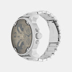 Mr. Daddy 2.0 Men Quartz White Dial Chronograph Leather Watch DZ7482