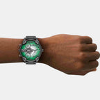 Mr. Daddy Slim Men Quartz Two Tone Dial Analog Stainless Steel Watch DZ7488