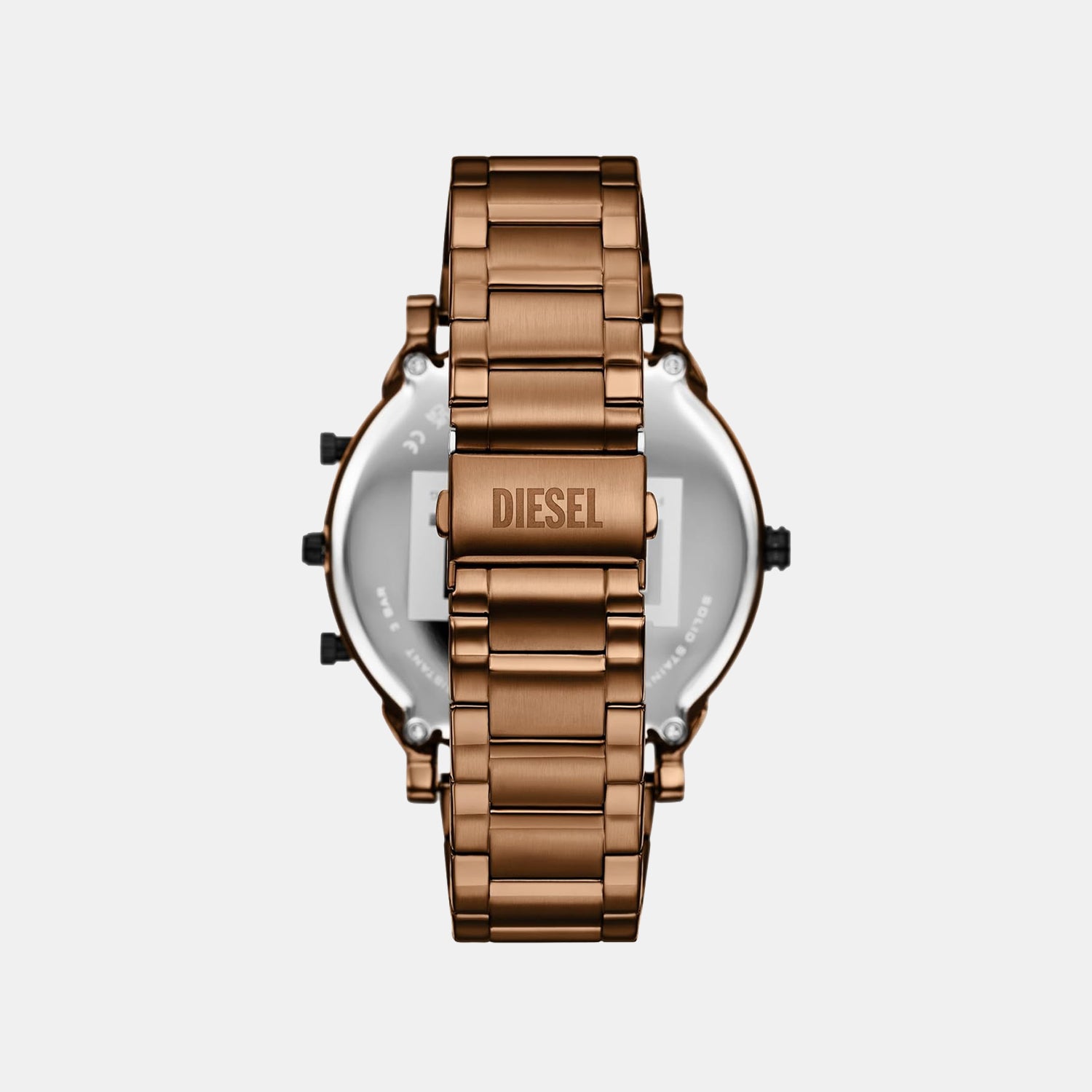 Men Quartz Brown Dial Analog Stainless Steel Watch DZ7493