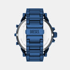 Mr. Daddy Men Quartz Blue Dial Chronograph Stainless Steel Watch DZ7496