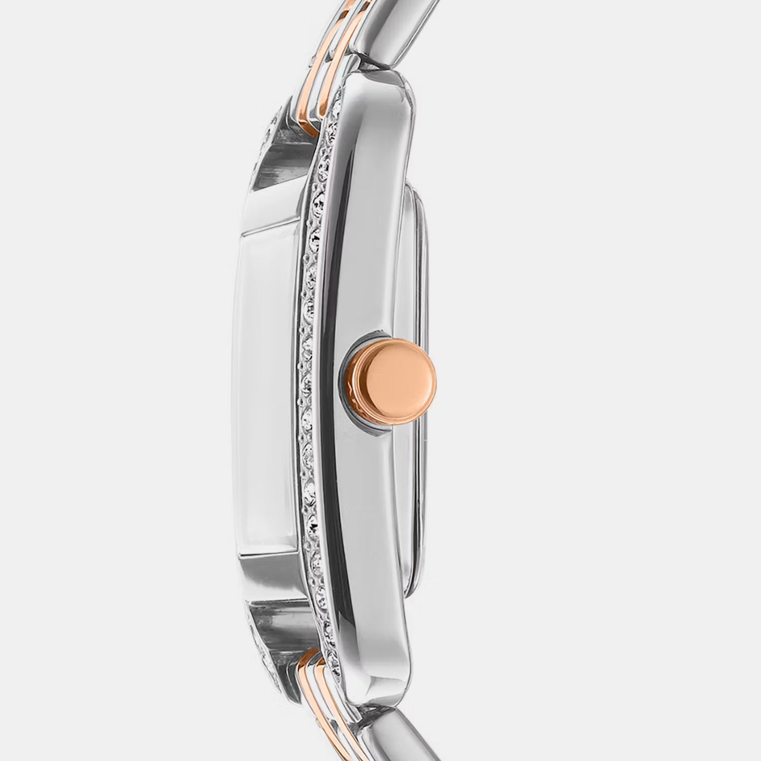 Women Quartz Mother Of Pearl Dial Analog Stainless Steel Watch DK1L117M0075