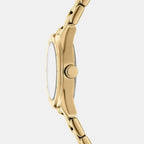 Women Quartz Silver Dial Analog Stainless Steel Watch DK1L169M0225