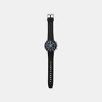 Edifice Men Quartz Black Dial Chronograph Resin Watch ED477