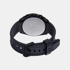 Edifice Men Quartz Black Dial Chronograph Resin Watch ED487