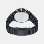 Edifice Men Quartz Black Dial Chronograph Stainless Steel Watch ED489