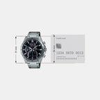 Edifice Men Quartz Black Dial Chronograph Stainless Steel Watch ED512