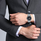 Edifice Men Quartz Grey Dial Analog Stainless Steel Watch ED539