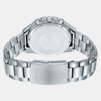 Edifice Men Quartz Blue Dial Analog Stainless Steel Watch ED555