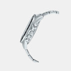 Edifice Men Quartz White Dial Chronograph Stainless Steel Watch ED556