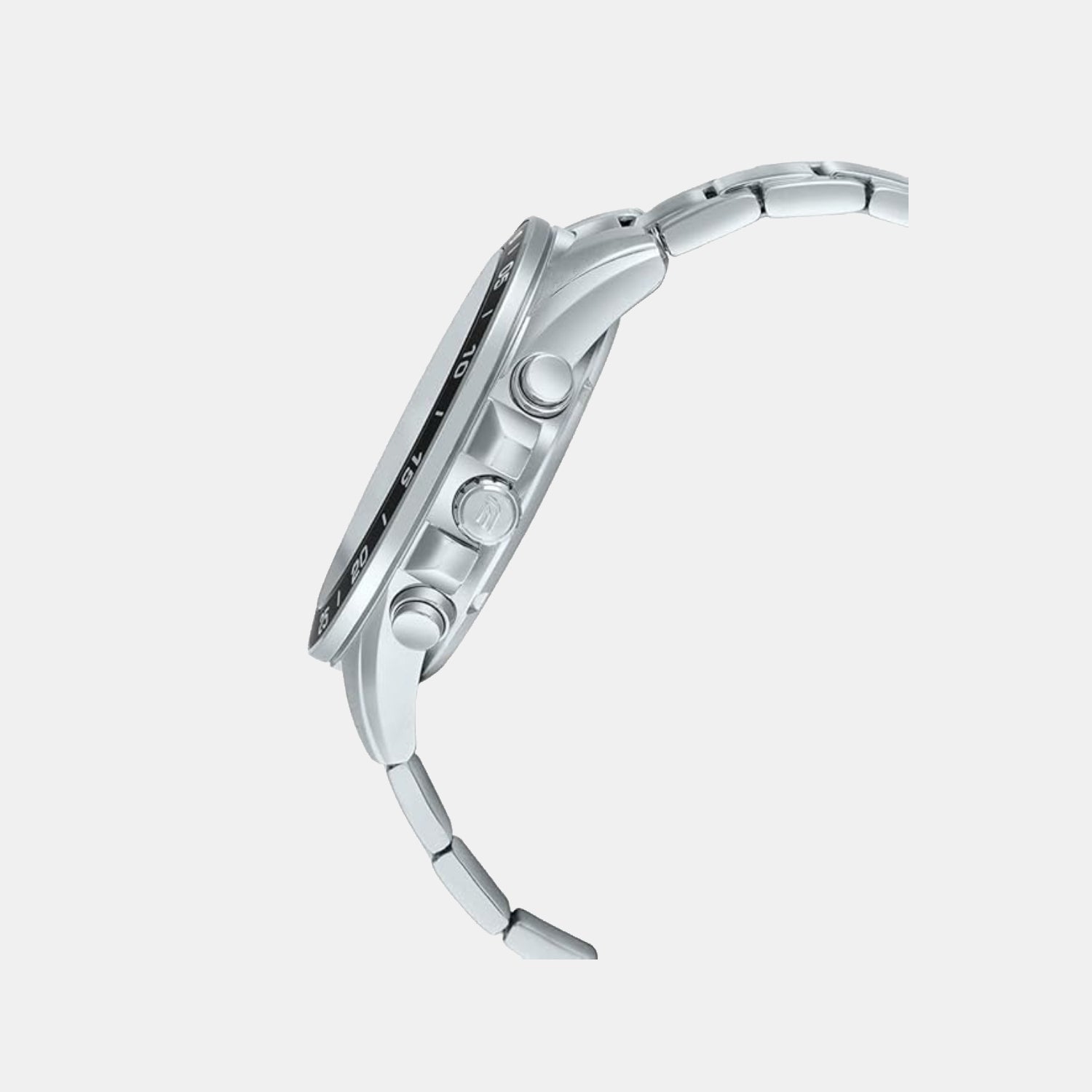 Edifice Men Quartz White Dial Chronograph Stainless Steel Watch ED556