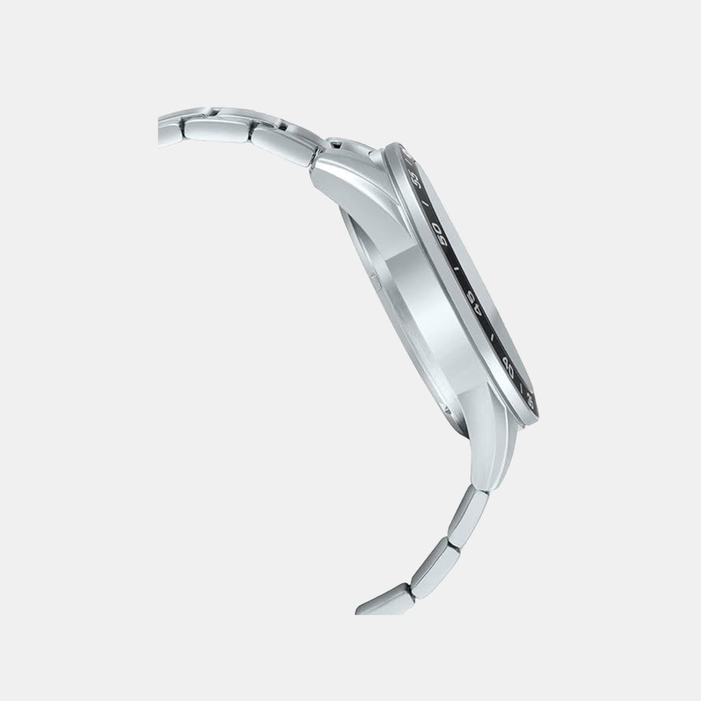 Edifice Men Quartz White Dial Chronograph Stainless Steel Watch ED556