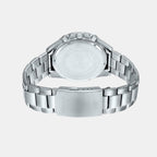 Edifice Men Quartz White Dial Chronograph Stainless Steel Watch ED556