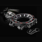 Edifice Men Quartz Black Dial Analog-Digital Resin Watch ED563
