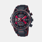 Edifice Men Quartz Black Dial Analog Stainless Steel Watch ED566