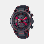 Edifice Men Quartz Black Dial Analog Stainless Steel Watch ED566