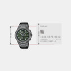 Edifice Men Quartz Green Dial Chronograph Stainless Steel Watch ED586
