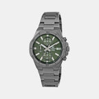 Edifice Men Quartz Green Dial Chronograph Stainless Steel Watch ED586
