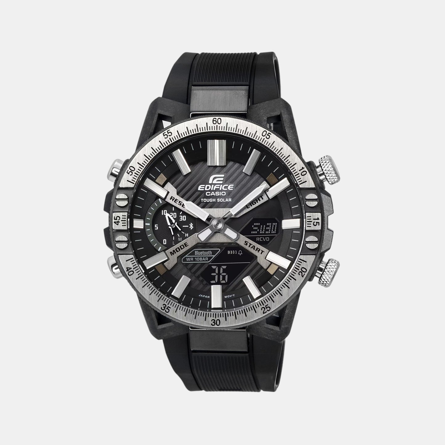 Edifice Male Black Analog-Digital Resin Watch ED588