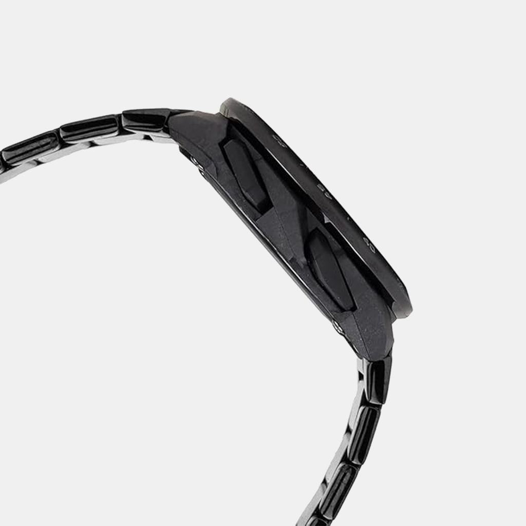 Edifice Men Quartz Black Dial Analog-Digital Stainless Steel Watch ED589