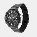 Edifice Men Quartz Black Dial Analog-Digital Stainless Steel Watch ED589
