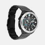 Edifice Men Quartz Black Dial Analog-Digital Stainless Steel Watch ED590