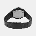 Edifice Men Quartz Black Dial Analog-Digital Stainless Steel Watch ED590