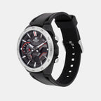 Edifice Men Quartz Black Dial Analog-Digital Resin Watch ED591