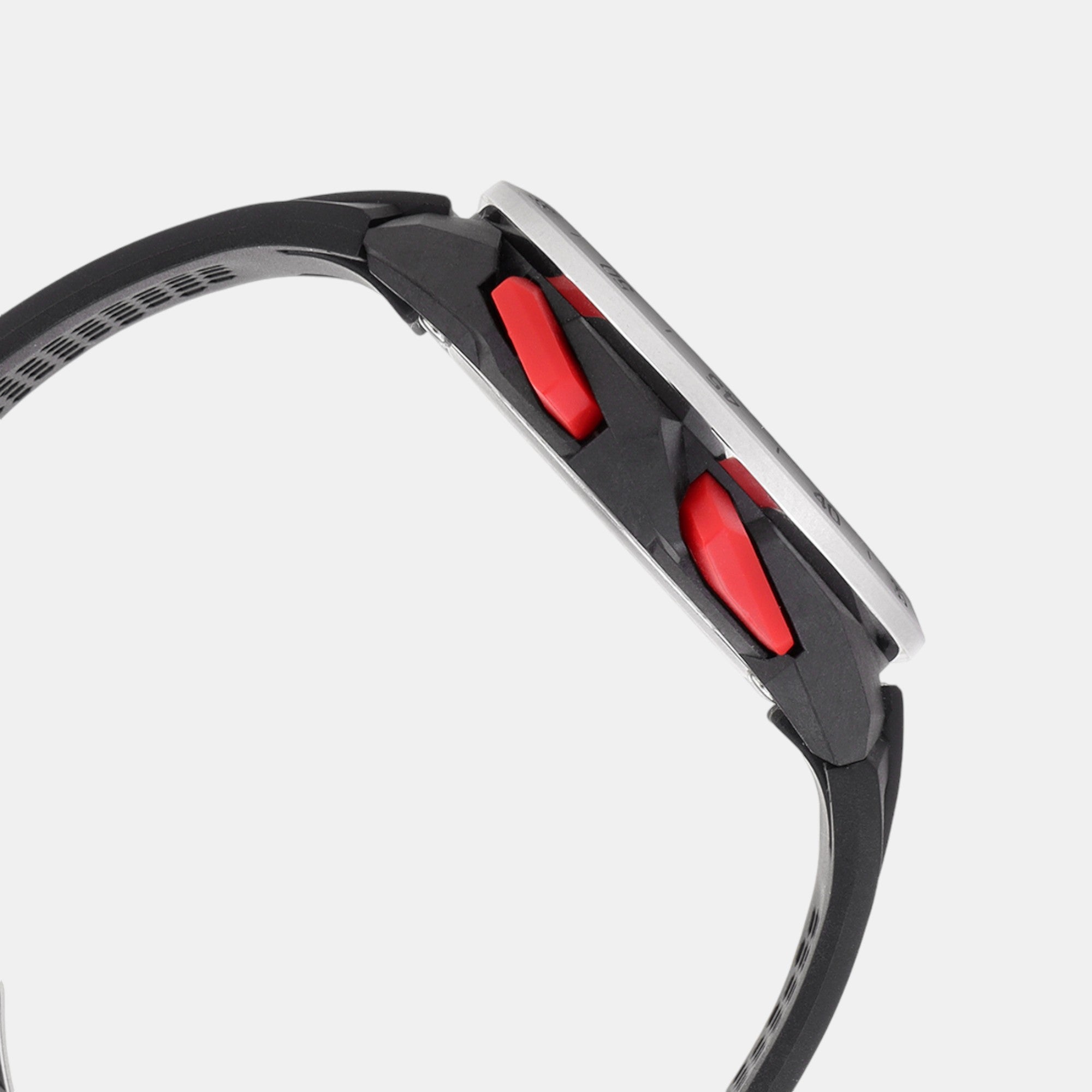 Edifice Men Quartz Black Dial Analog-Digital Resin Watch ED591