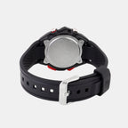 Edifice Men Quartz Black Dial Analog-Digital Resin Watch ED591