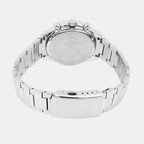 Edifice Men Quartz Black Dial Chronograph Stainless Steel Watch ED593