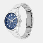 Edifice Men Quartz Blue Dial Chronograph Stainless Steel Watch ED597
