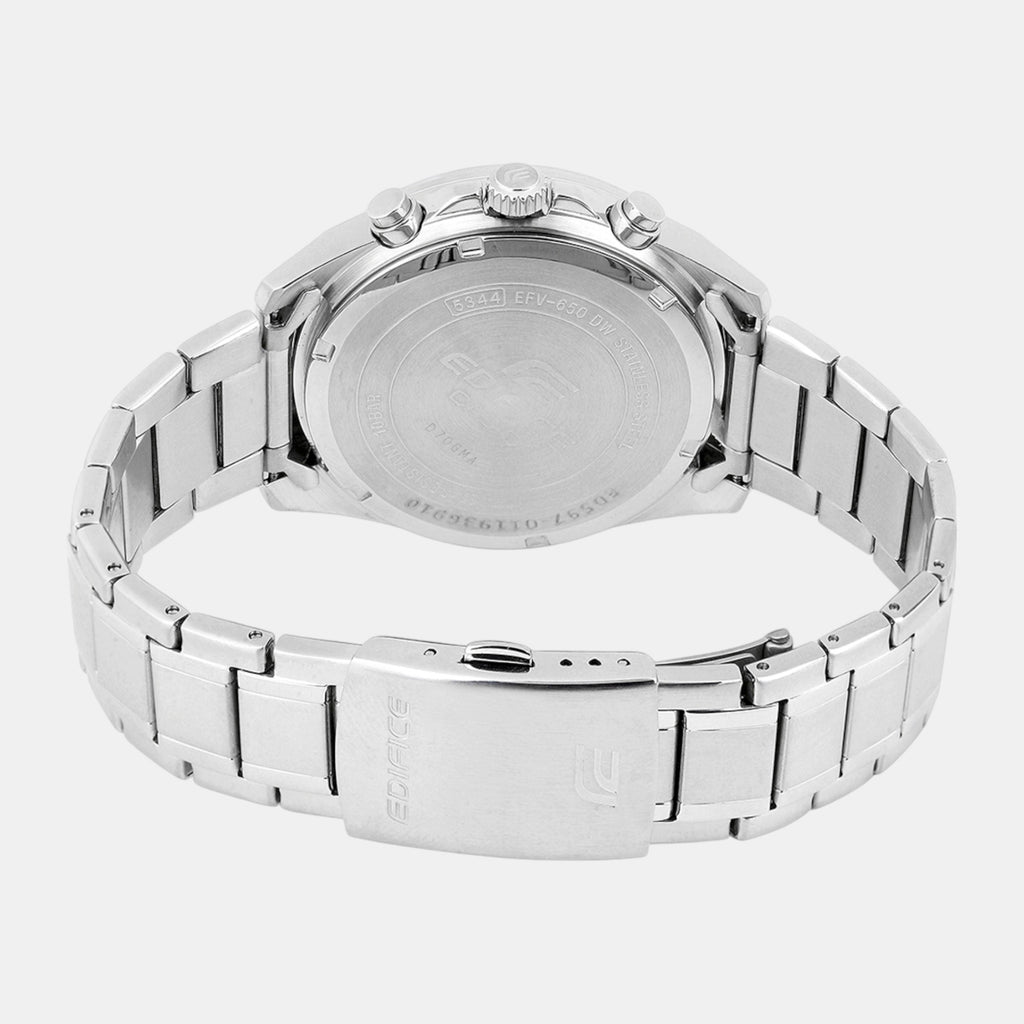 Edifice Men Quartz Blue Dial Chronograph Stainless Steel Watch ED597