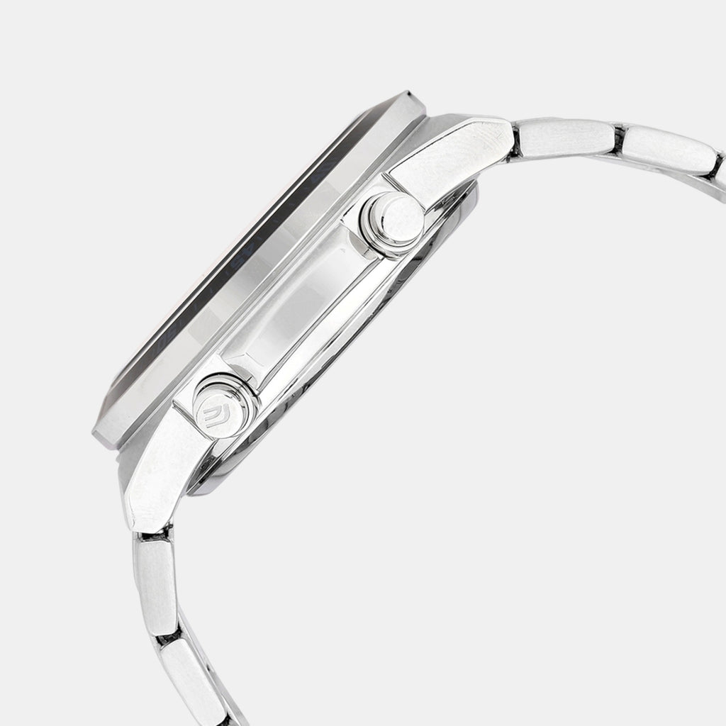 Edifice Men Quartz Blue Dial Analog-Digital Stainless Steel Watch ED599