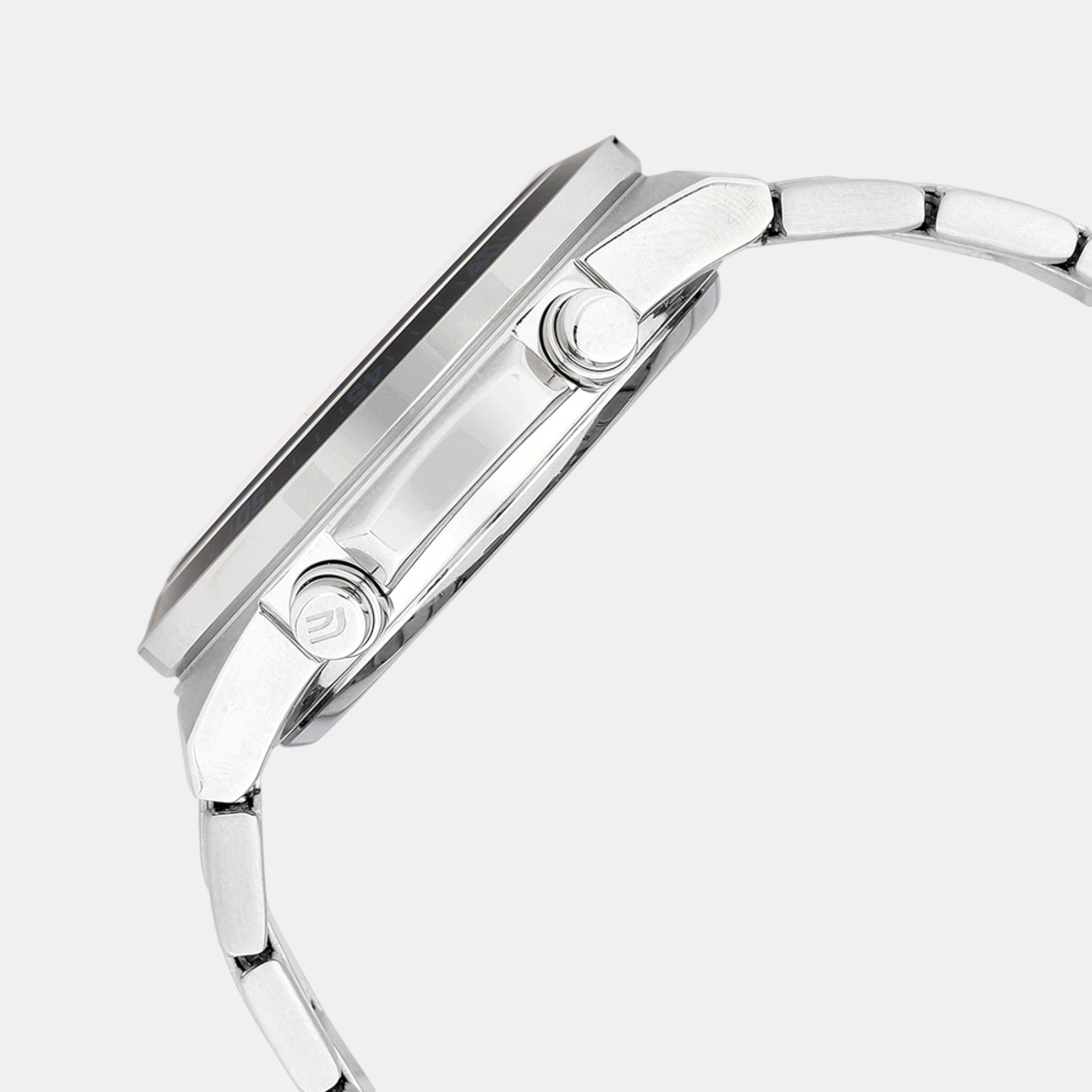 Edifice Men Quartz Blue Dial Analog-Digital Stainless Steel Watch ED599