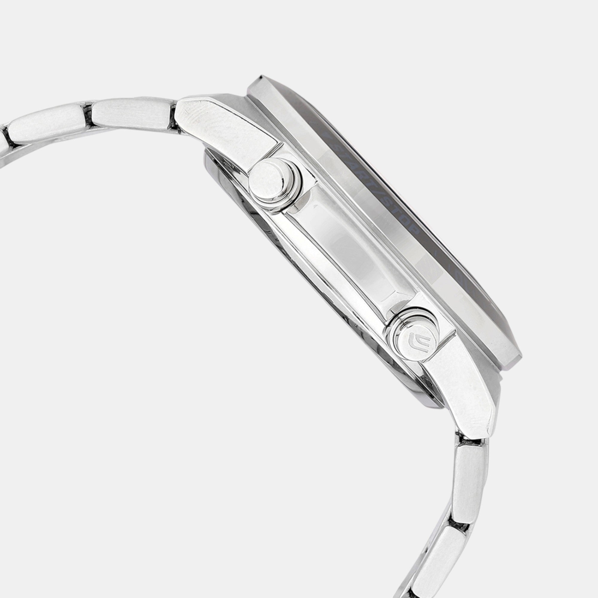 Edifice Men Quartz Blue Dial Analog-Digital Stainless Steel Watch ED599