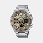 Edifice Men Quartz Brown Dial Analog-Digital Stainless Steel Watch ED600