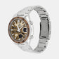 Edifice Men Quartz Brown Dial Analog-Digital Stainless Steel Watch ED600