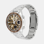 Edifice Men Quartz Brown Dial Analog-Digital Stainless Steel Watch ED600