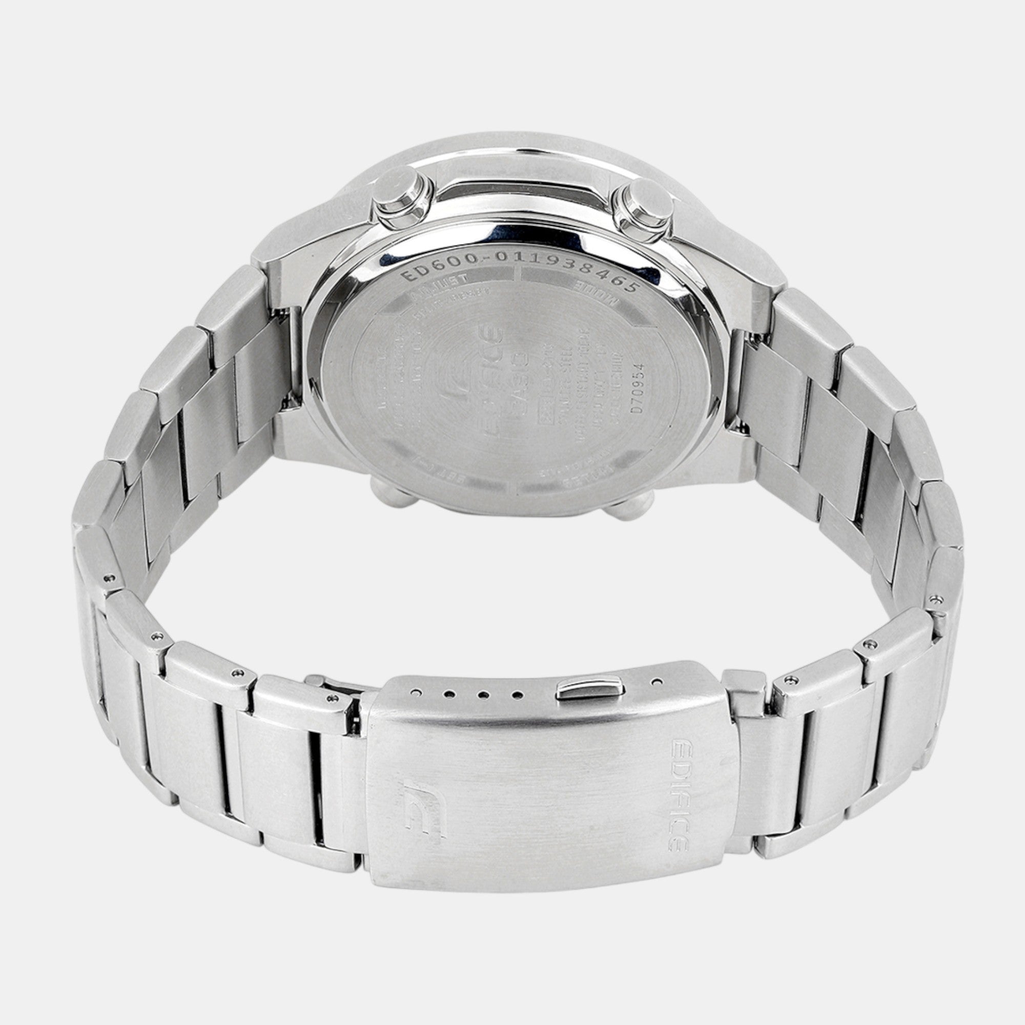 Edifice Men Quartz Brown Dial Analog-Digital Stainless Steel Watch ED600