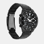 Edifice Men Quartz Black Dial Analog-Digital Stainless Steel Watch ED601